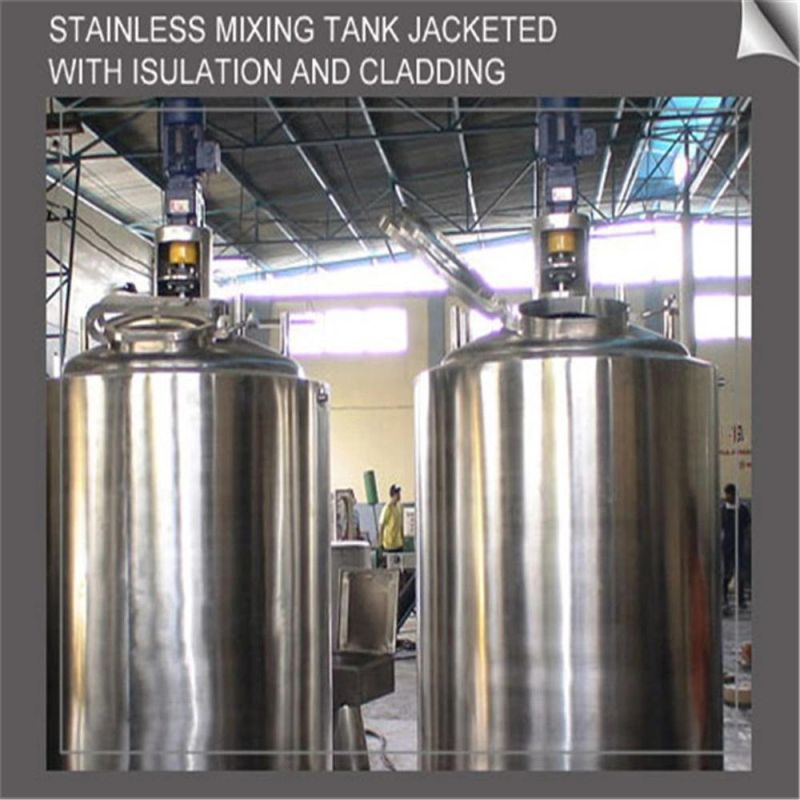 2000L CE Atex Stainless Steel Biorefinery Precipitation Mixing Tank with Agitator