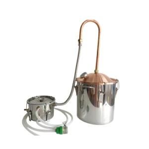 10L/3gal Easy Operating Copper Lid Pipe Home Use Moonshine Distiller