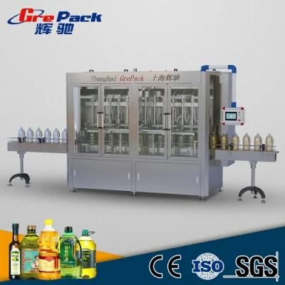 Edible Oil Bottling Processing Plant / Cooking Sunflower Oil Filling Machine