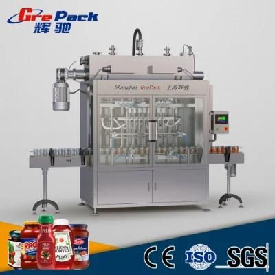 China Manufacturing Automatic Bottle Ketchup / Chili Paste Sauce Filling Machine