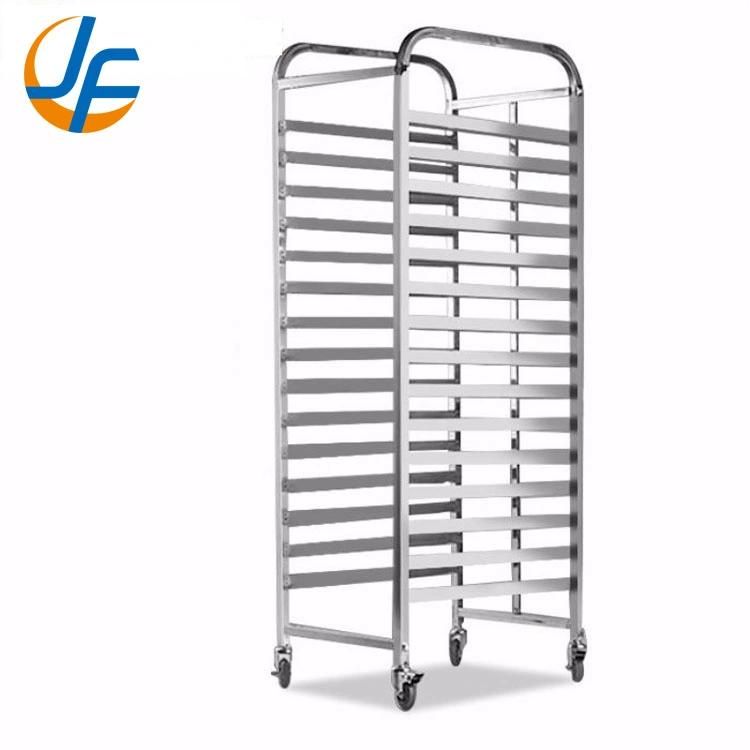 Rk Bakeware Manufacturer China-Roll in Stainless Steel Bun Pan Rack - 20 Pan