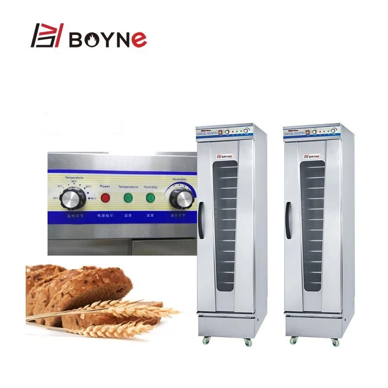 Electric Fermentation Equipment Stainless Steel Fifteen Trays Bakery Proofer
