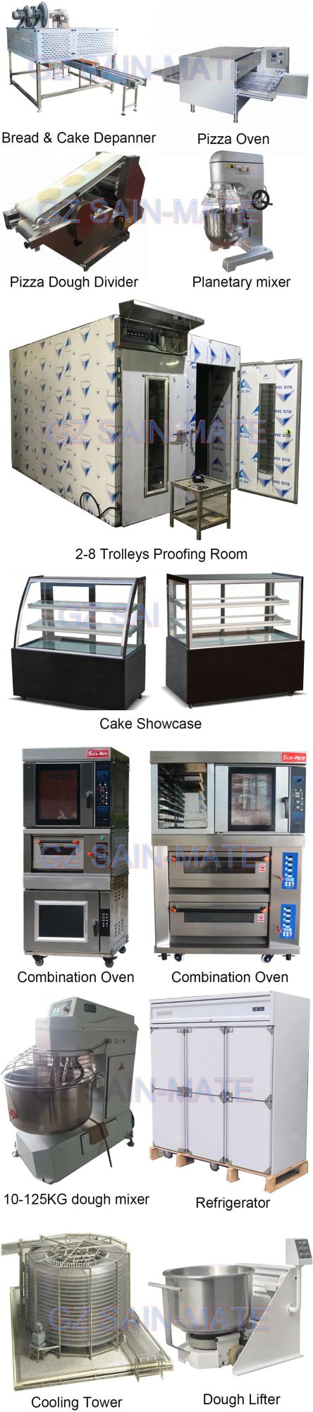 Hot Wind 32 Trays Baking Loaf Bread Rotary Oven, Electrical Rotary Oven Bakery Electric