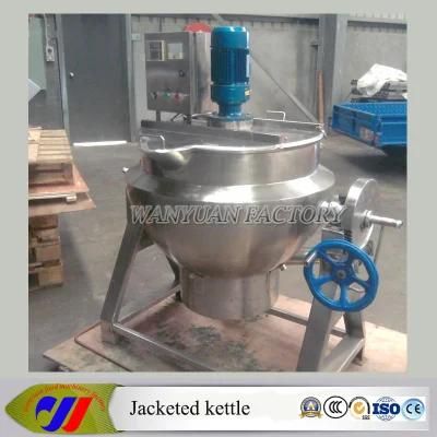 150 Liter Semi-Automatic Type Cooking Kettle with Agitator