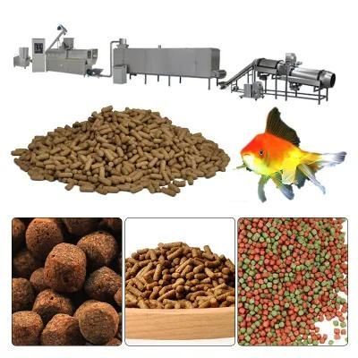 High Capacity Pet Dry Dog Food Production Line Plant Floating Fish Food Pellet Making ...