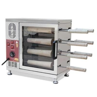 Np21 Commercial Electric Chimney Cake Bread Oven 3kw Ice Cream Corn Baker Roller Grill ...