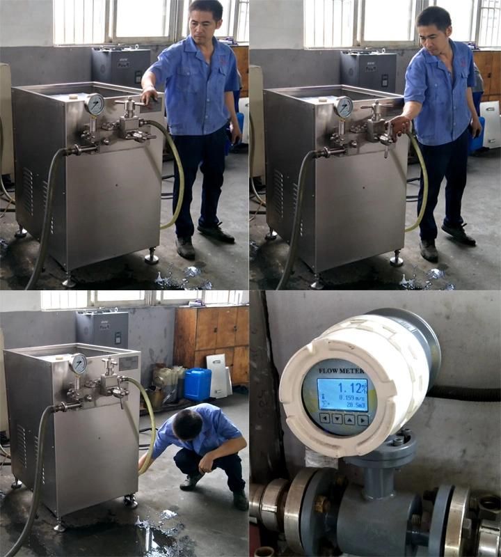 Small, 500L/H, High Speed Homogenizer for Dairy Products