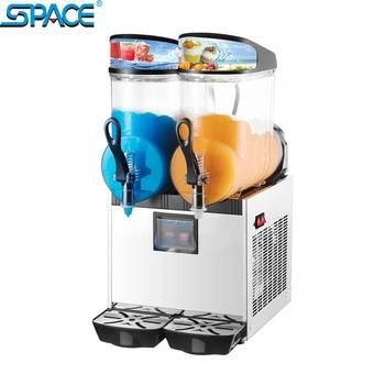 Slush Frozen Drink Machine Coffee Ice Cold Juice Slushy Machine 2 Tanks