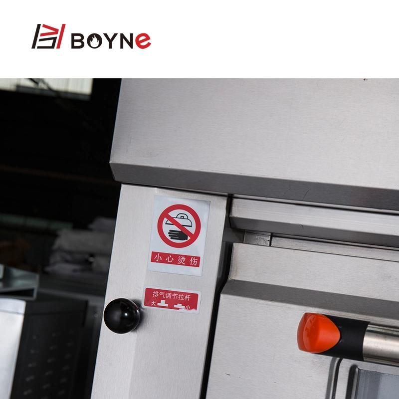 Quality Commercial 3 Deck 6 Trays Gas Bakery Baking Oven