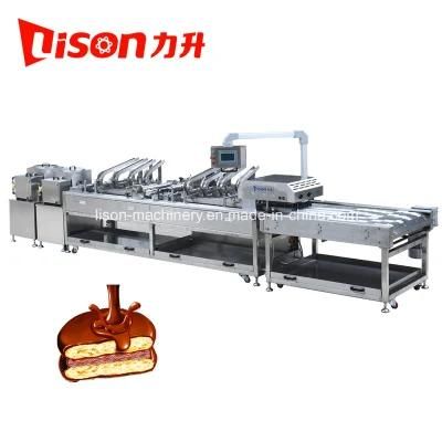 Ce High Speed Biscuit Sandwiching Making Machine with Rows Multiplier
