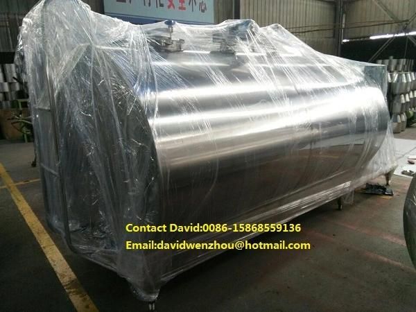 Horizontal Refrigeration Milk Cooling Tank