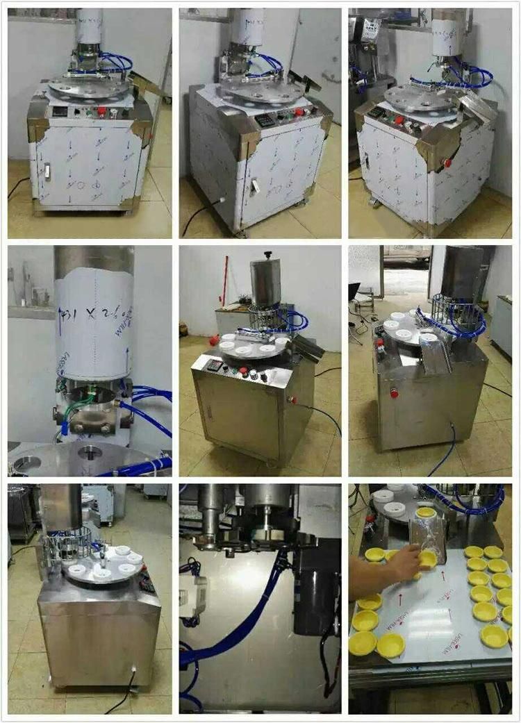 Stainless Steel Egg Tart Shell Machine Easy Operation Tart Presser Machine Egg Tart Skin Forming Machine
