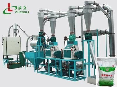 Commercial Wheat Milling Machine 10 Tons 24h Flour Mill Grinder Wheat Milling Machinery