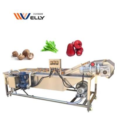 Save Water Nectarine Cleaning Lettuce Broccoli Washing Machine for Food Factory