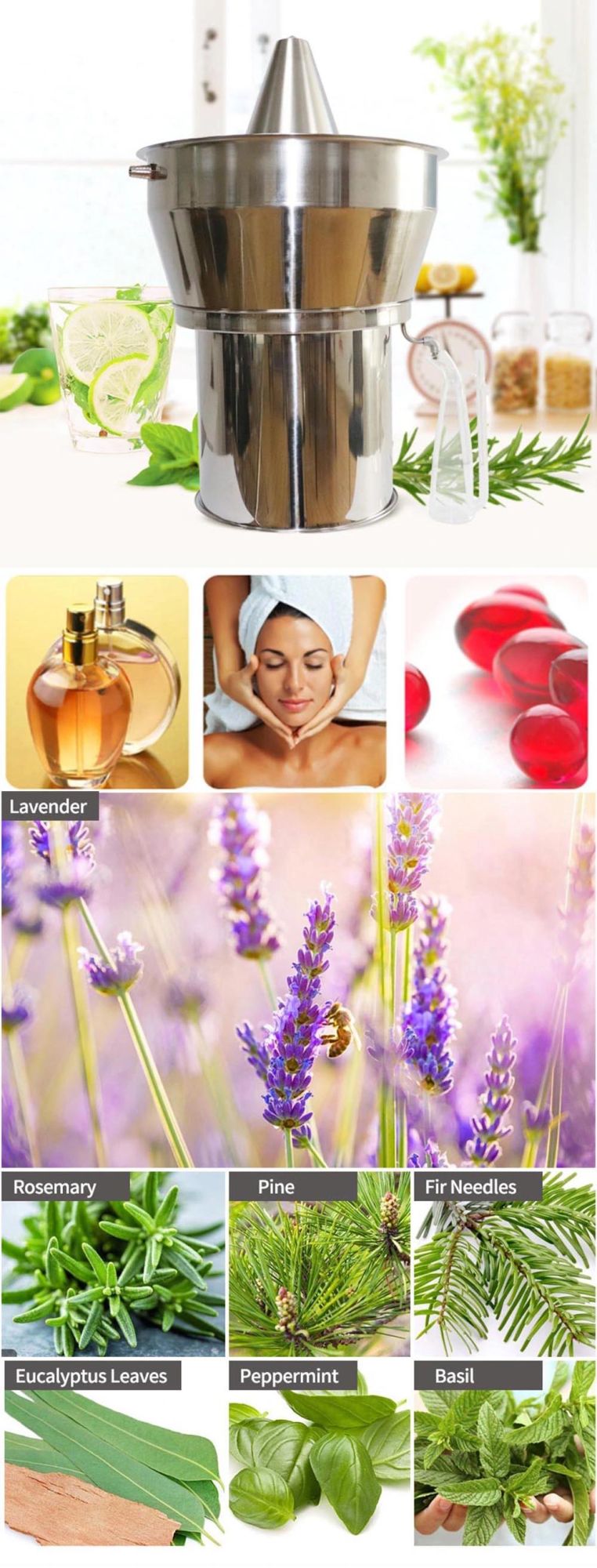 Crude Oil Distillation Machine/Peppermint Oil Making Machine for Sale