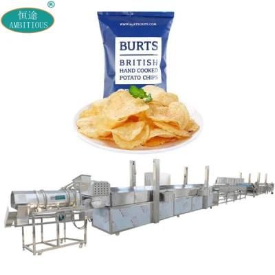 Potato Frying Machine Lines Potato Chips Frying Production Line