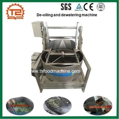 Deep Fried Frood De-Oiling and Washing Food De-Watering Machine