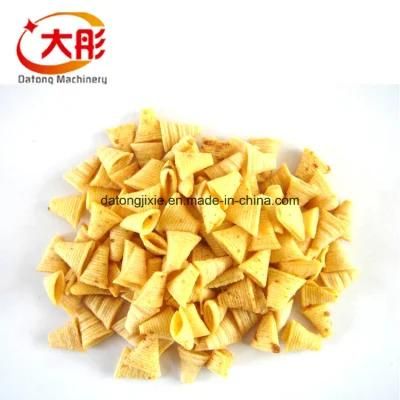 Fried Snack Food Flour Bugles Chips Making Machine
