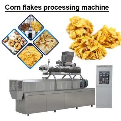 Automatic New Arrival Corn Flake Making Machine Extruded Corn Flakes Making Plant