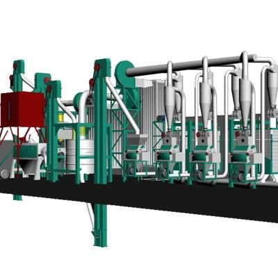 Hongdefa 10tpd Small Flour Milling Plant Wheat Flour Mill
