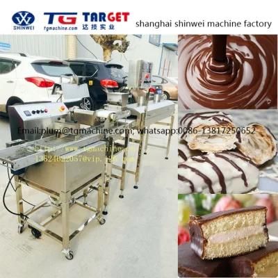 Jzj30 Lab Chocolate Enrobing Machine and 4m Cooling Tunnel