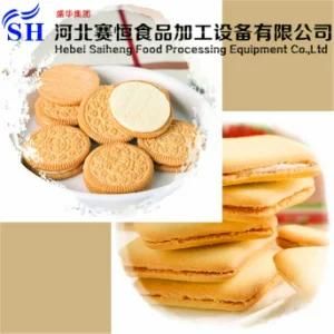 Automatic Chocolate Coated Biscuit Machine Small Capacity Wafer Biscuit Production Line