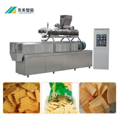 Fried Snack Food Processing Line Frying Corn Chips Bugle Snacks Production Line