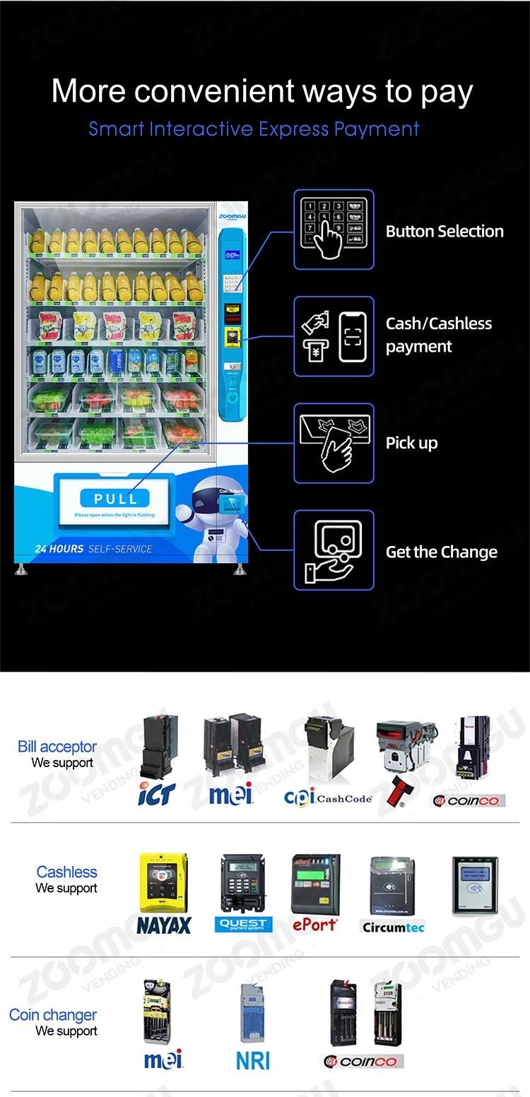 Zg Food Vending Machine with Conveyor Belt