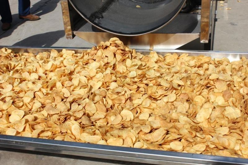 Fryer Equipment Crisp Sweet Potato Banana Chips Frying Line Machinery Snack Food Processing Machine
