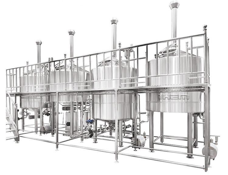 High Efficiency Beer Plant Brewing Equipment 600L Hot Liquor Brewing Equipment
