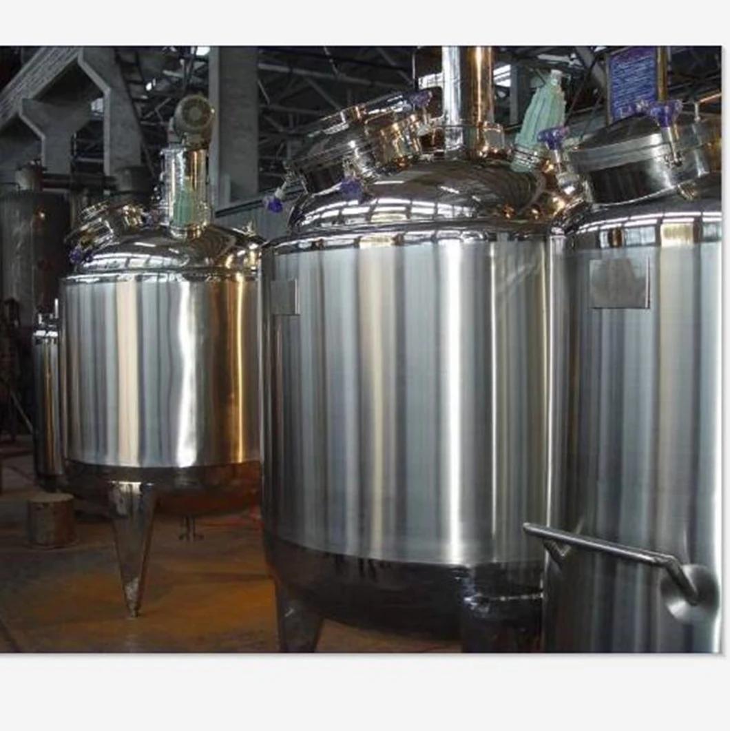 Double Jacketed Vessel for Milk Beverage Chemistry Pharmacy Industry