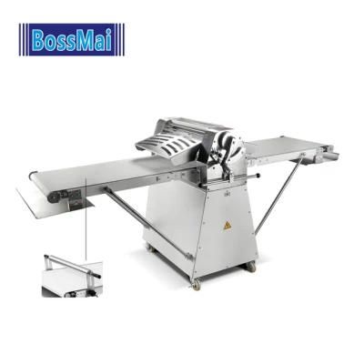 Commercial Kitchen 520mm Floor Type Pastry Dough Sheeter for Bakery