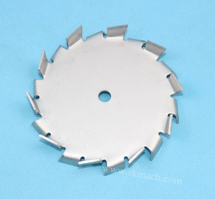 100mm 304 Sawtooth Blenders with Shaft for Plastic Manufacturers