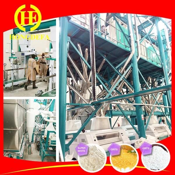 150tpd Maize Flour Milling Machine Maize Meal Breakfast Meal