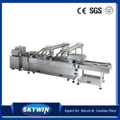 Biscuit Sandwiching Machine Maker Fully Automatic Ice Cream Sandwich Biscuit Making ...