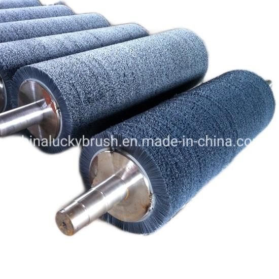 PP Material Strip and Crimped Wire Cleaning Roller Brush (YY-091)