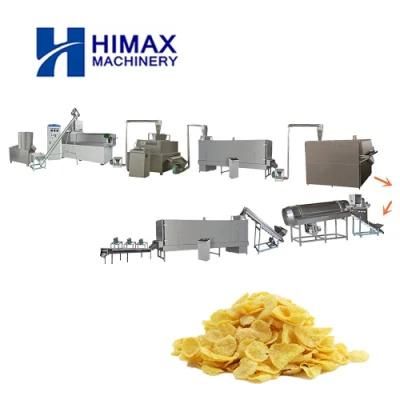 Instant Breakfast Cereal Food Machine Corn Flakes Production Line