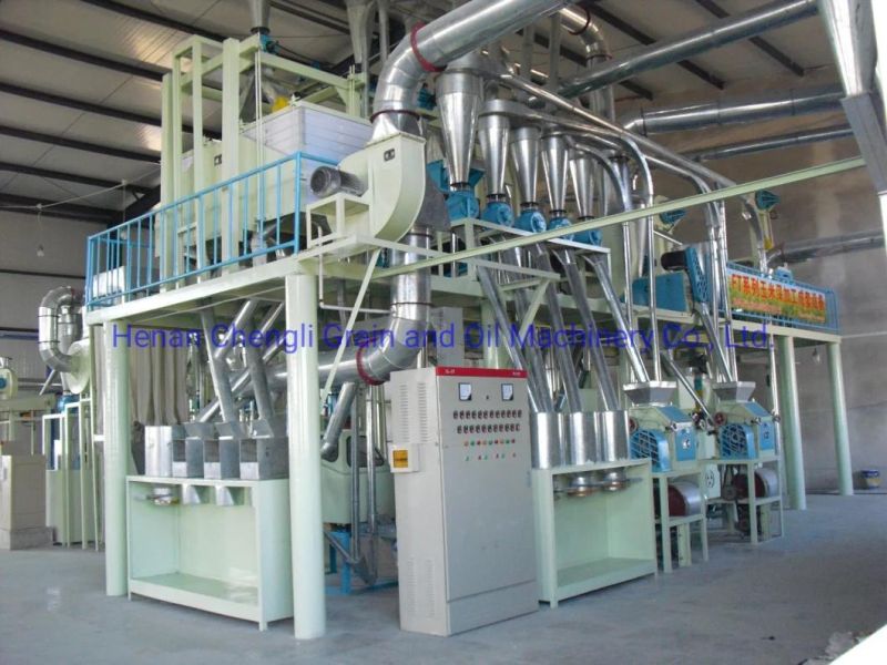 Maize Corn Flour Meal Grits Making Machine Factory Mill Milling Line Price