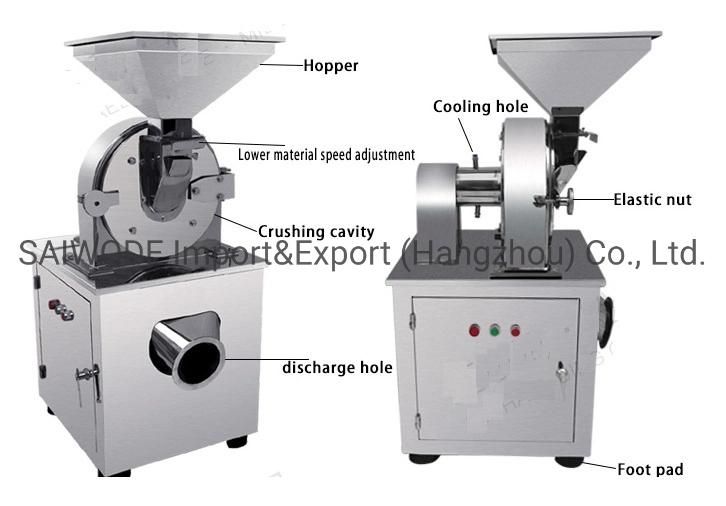 Stainless Steel Coconut Shell Olive Fruits Grinder Machine with 1mm