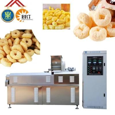 Automatic Snack Balls Cheese Crispy Rings Puff Corn Maize Chips Processing Line Plant