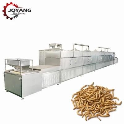 100 Kw Fully Automatic Yellow Mealworm Microwave Drying Machine