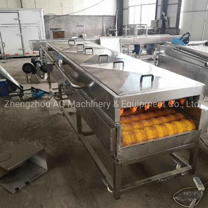 High Efficient Roller Brush Washing Machine for Potato Carrot Root Onion Lettuce