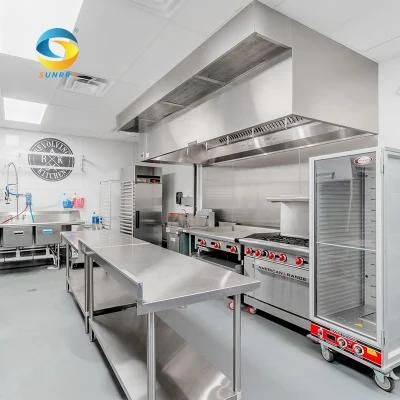 Hot Sale Industrial Fast Food Kitchen Equipment Kfc Equipment Full Set Electric Gas Fast ...