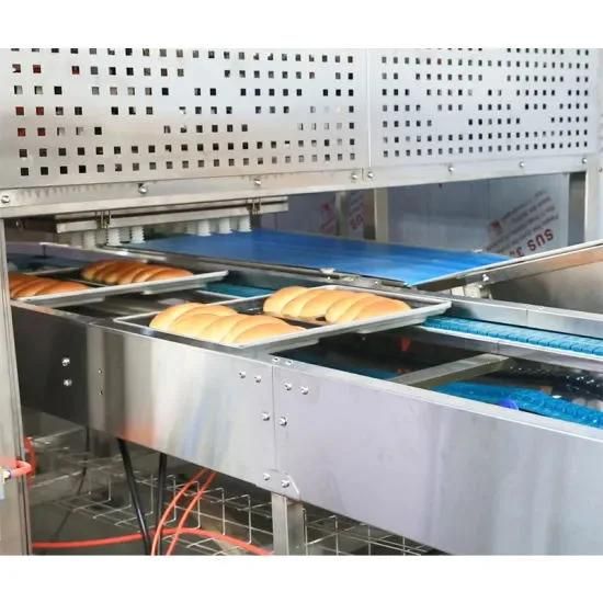 Moving Type Bread Depanner for Buger, Buns, Cake, Loaf Bakery Line