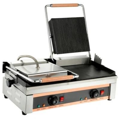 Electric Double Plate Sandwich Grill (Up grooved &amp; Down grooved)