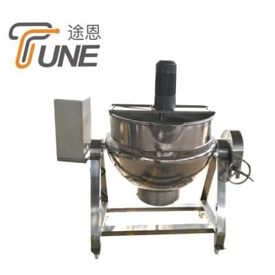 Electric Heating 200L Jacket Kattle Machine for Stawberry Jam