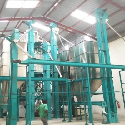 Hongdefa Hot Sale 100t/24h Maize Mill Machine