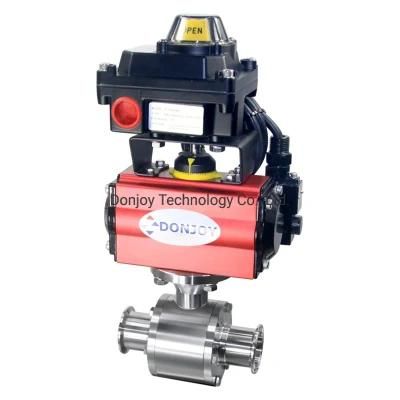 Us 3A Donjoy Sanitary Ball Valve with Control