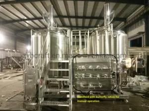 SUS304 2 Vessels 1000L 10hl 10bbl Beer Brewery Equipment for Brewpub Beer Brewing