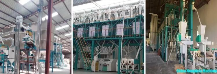 Hot Sale 100t/24h Corn Grits Mill Machine Running in Nigeria